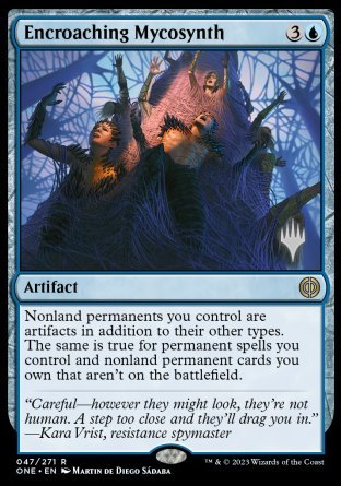 Encroaching Mycosynth (Promo Pack) [Phyrexia: All Will Be One Promos] | GnG Games