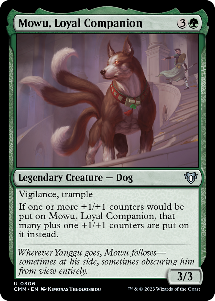 Mowu, Loyal Companion [Commander Masters] | GnG Games