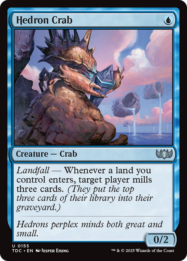 Hedron Crab [Tarkir: Dragonstorm Commander] | GnG Games