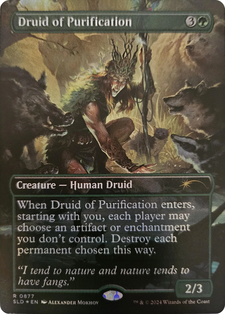 Druid of Purification (Rainbow Foil) [Secret Lair Drop Series] | GnG Games