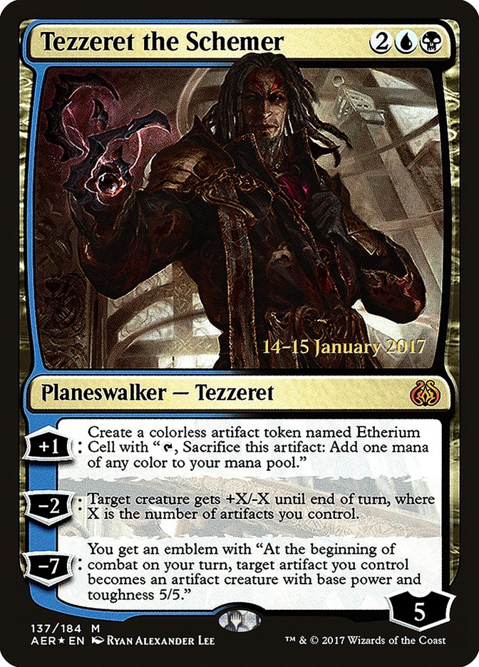 Tezzeret the Schemer [Aether Revolt Prerelease Promos] | GnG Games