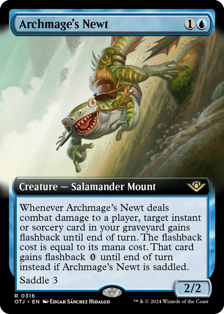 Archmage's Newt (Extended Art) [Outlaws of Thunder Junction] | GnG Games