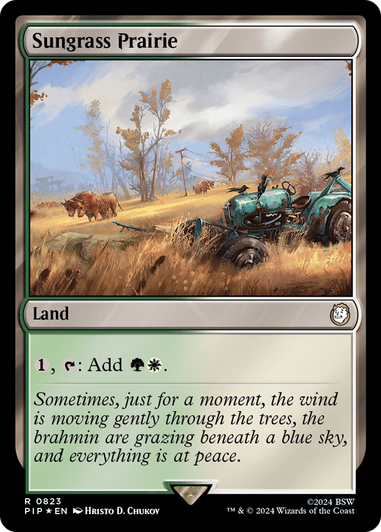 Sungrass Prairie (Surge Foil) [Fallout] | GnG Games