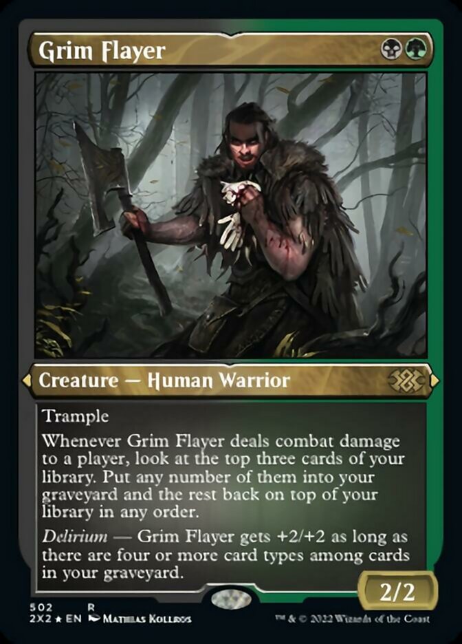 Grim Flayer (Foil Etched) [Double Masters 2022] | GnG Games