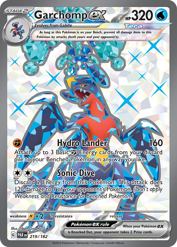 Garchomp ex (219/182) [Scarlet & Violet: Paradox Rift] | GnG Games