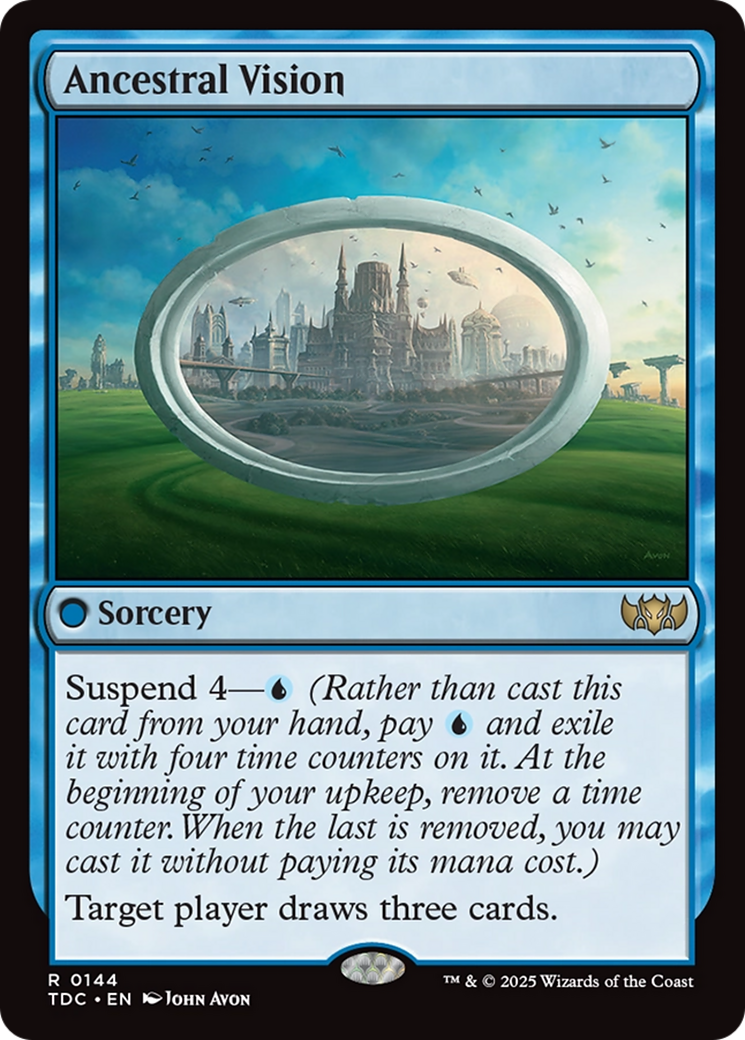 Ancestral Vision [Tarkir: Dragonstorm Commander] | GnG Games