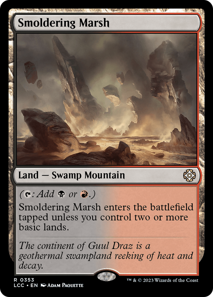 Smoldering Marsh [The Lost Caverns of Ixalan Commander] | GnG Games