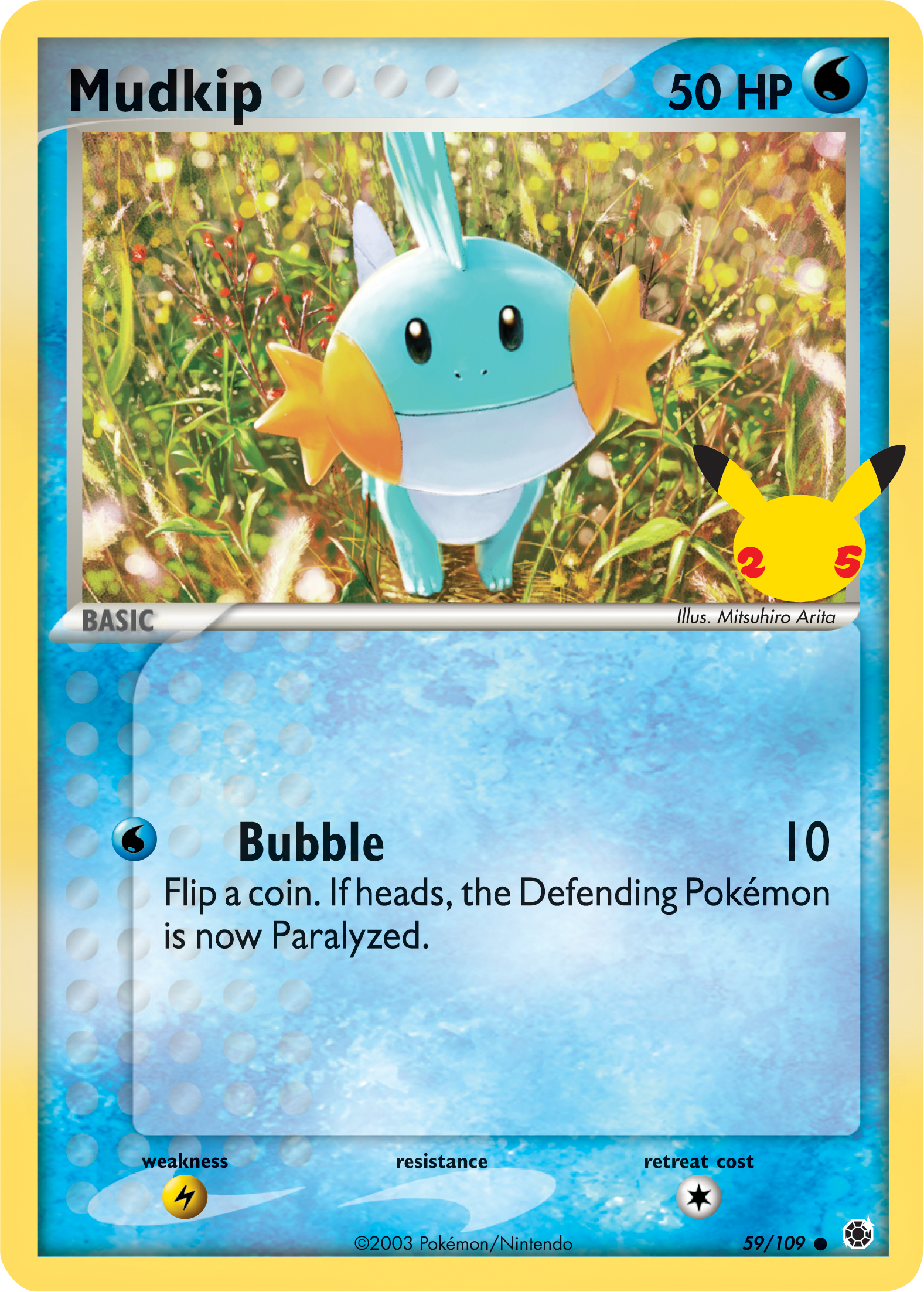 Mudkip (59/109) (Jumbo Card) [First Partner Pack] | GnG Games