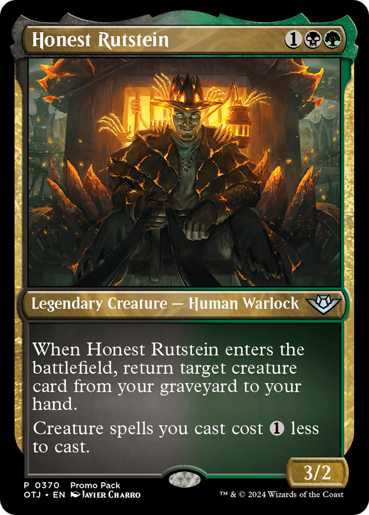 Honest Rutstein (Promo Pack) [Outlaws of Thunder Junction Promos] | GnG Games