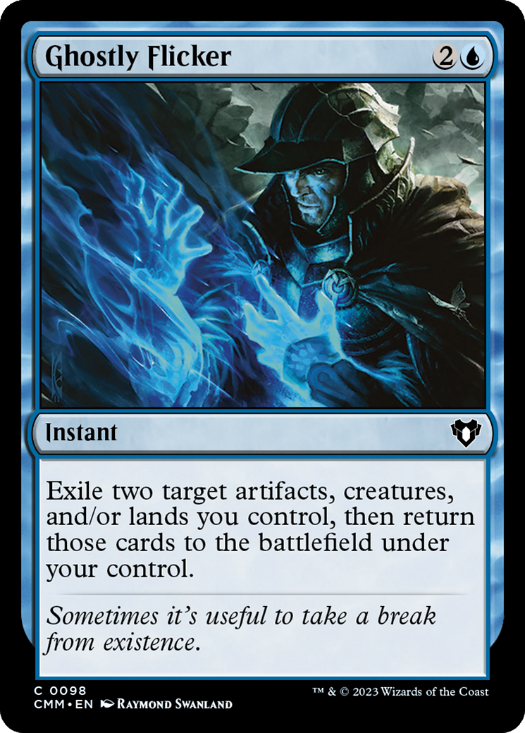 Ghostly Flicker [Commander Masters] | GnG Games