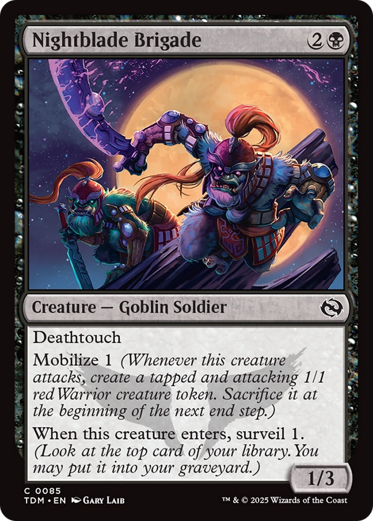 Nightblade Brigade [Tarkir: Dragonstorm] | GnG Games