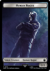 Human Rogue // Beast Double-Sided Token [Doctor Who Tokens] | GnG Games