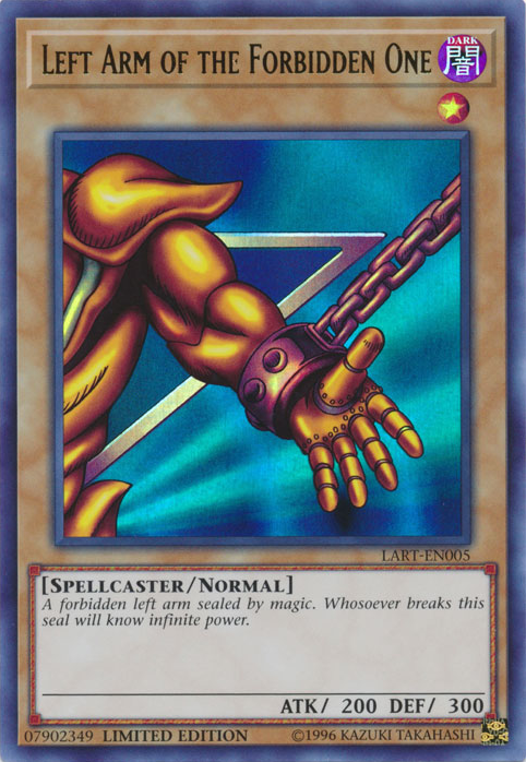 Left Arm of the Forbidden One [LART-EN005] Ultra Rare | GnG Games