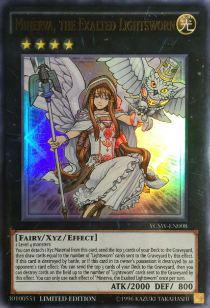 Minerva, the Exalted Lightsworn [YCSW-EN008] Ultra Rare | GnG Games