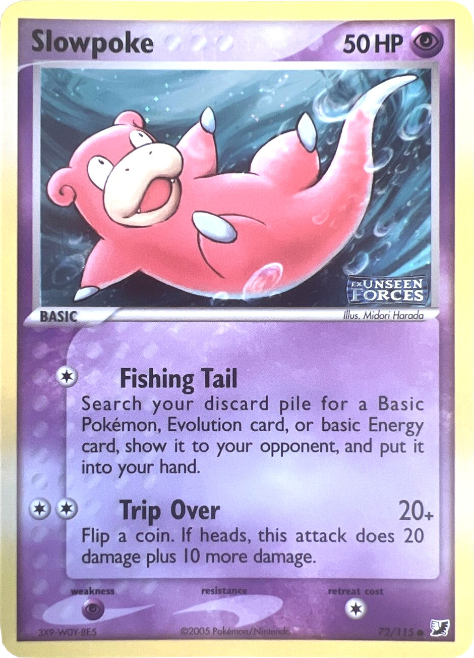 Slowpoke (72/115) (Stamped) [EX: Unseen Forces] | GnG Games