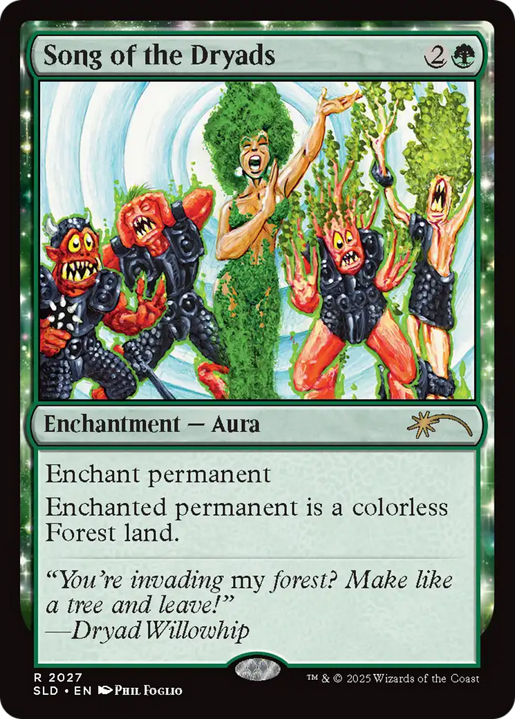 Song of the Dryads (2027) (Rainbow Foil) [Secret Lair Drop Series] | GnG Games