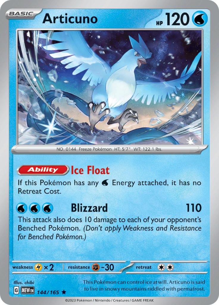 Articuno (144/165) [Scarlet & Violet 151] | GnG Games