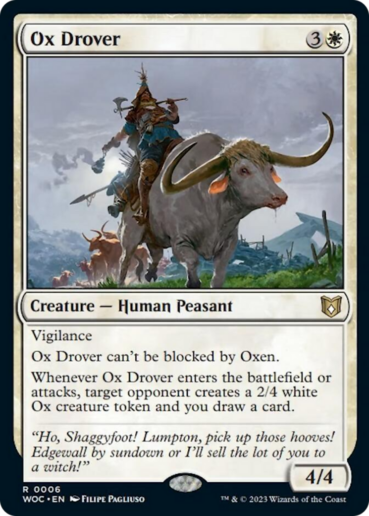Ox Drover [Wilds of Eldraine Commander] | GnG Games