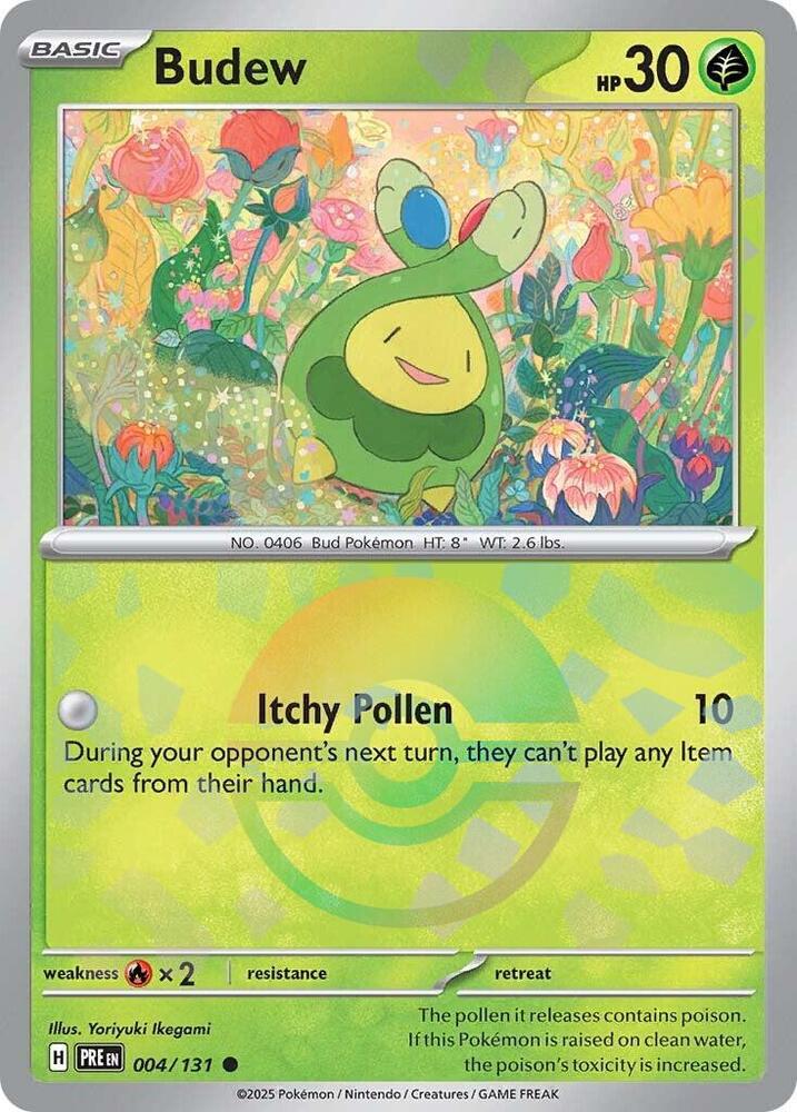 Budew (004/131) (Poke Ball Pattern) [Scarlet & Violet: Prismatic Evolutions] | GnG Games