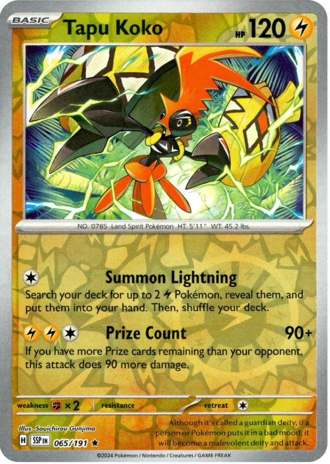 Tapu Koko (065/191) [Scarlet & Violet: Surging Sparks] | GnG Games