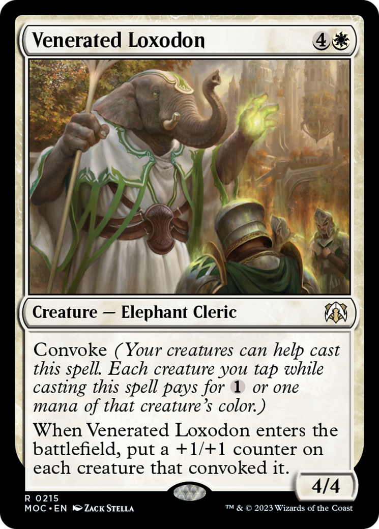Venerated Loxodon [March of the Machine Commander] | GnG Games
