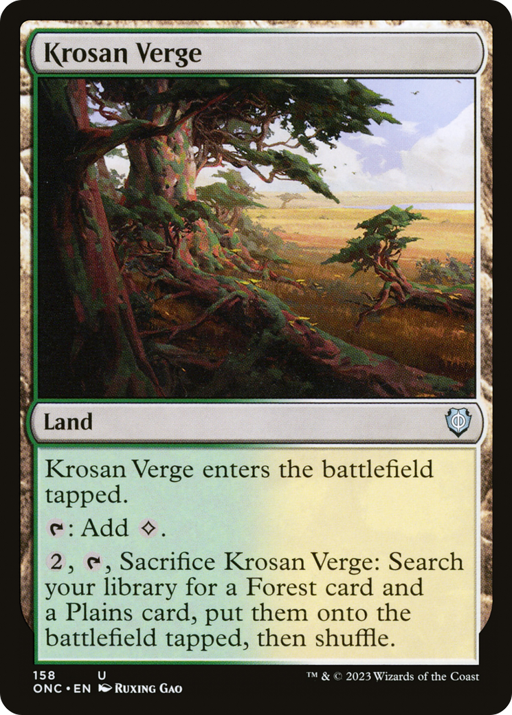 Krosan Verge [Phyrexia: All Will Be One Commander] | GnG Games