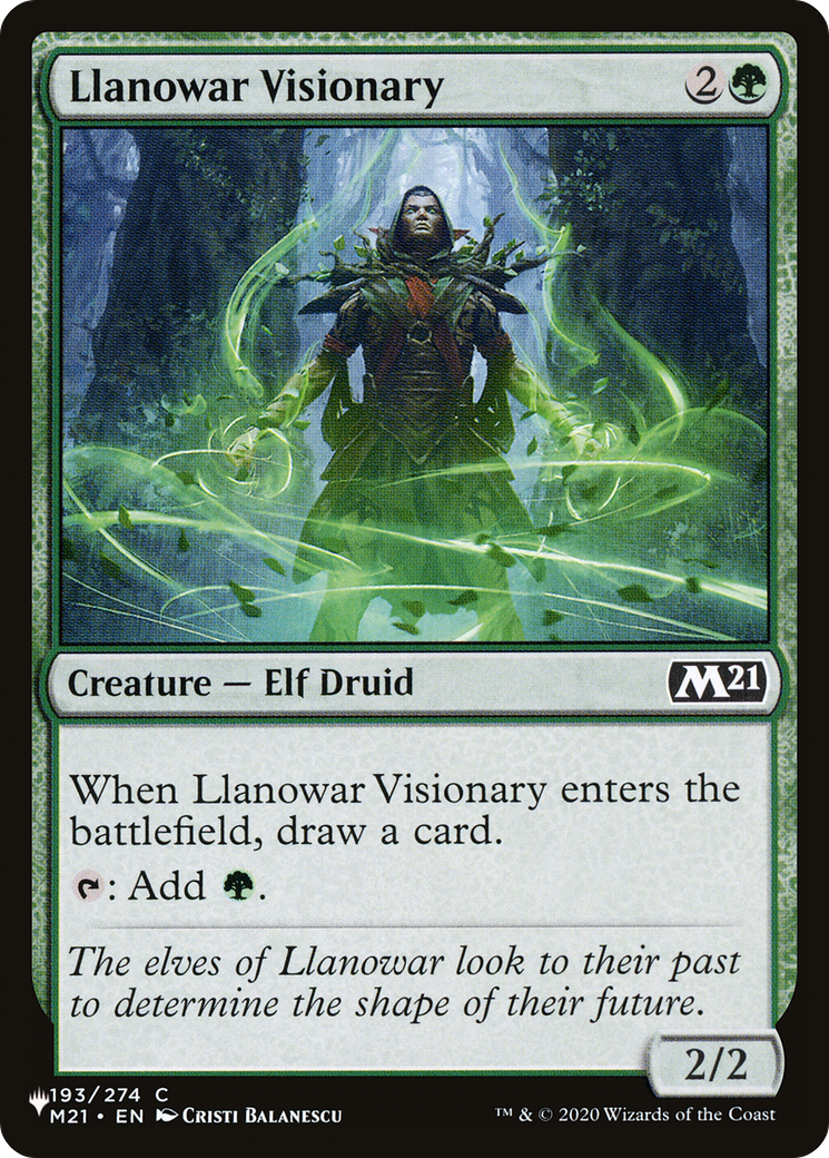 Llanowar Visionary [The List] | GnG Games