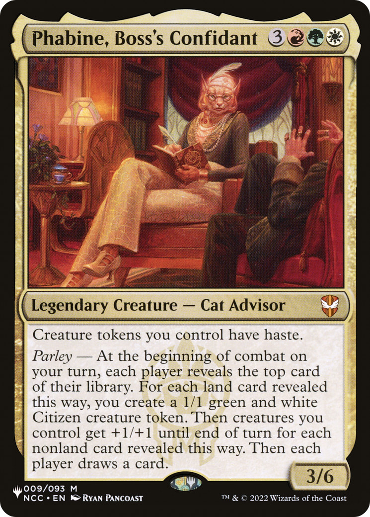 Phabine, Boss's Confidant [The List] | GnG Games