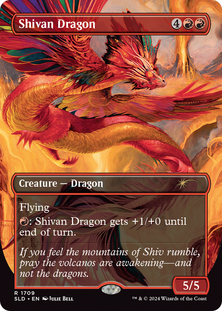 Shivan Dragon (Rainbow Foil) [Secret Lair Drop Series] | GnG Games
