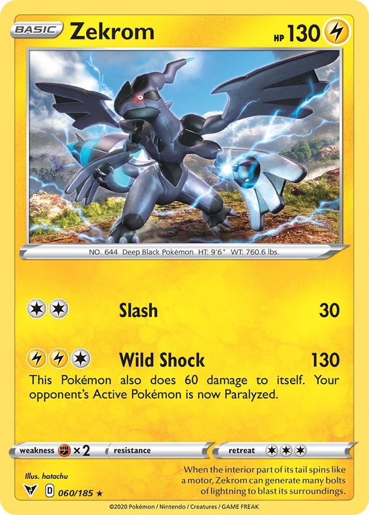 Zekrom (060/185) (Cosmos Holo) [Sword & Shield: Black Star Promos] | GnG Games