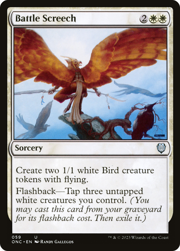 Battle Screech [Phyrexia: All Will Be One Commander] | GnG Games