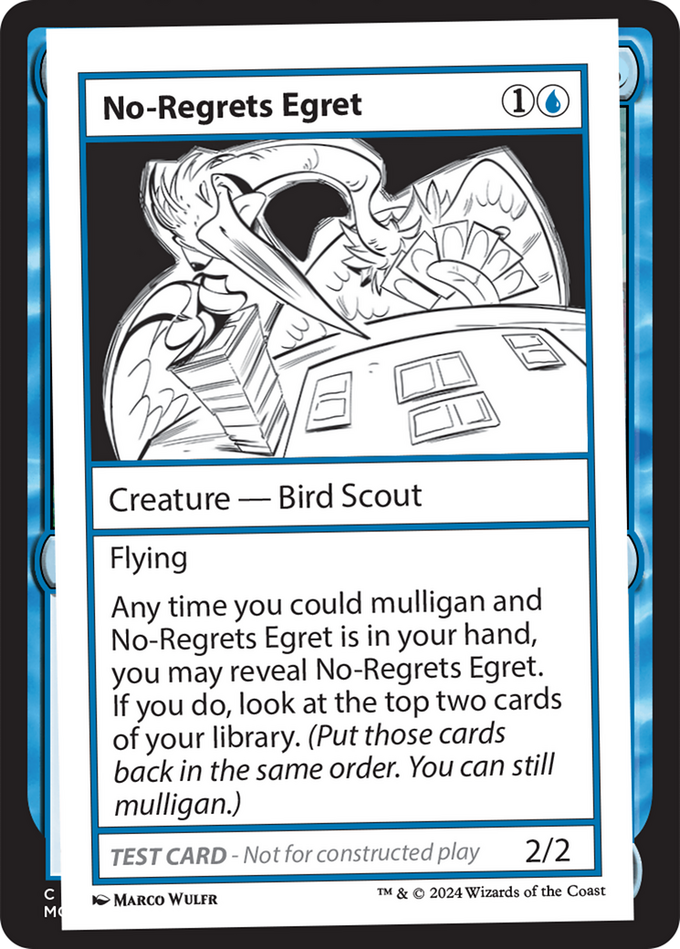 No-Regrets Egret [Mystery Booster 2 Playtest Cards] | GnG Games