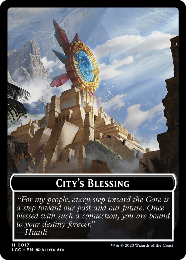 Tiny // City's Blessing Double-Sided Token [Secret Lair Drop Series] | GnG Games