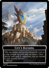 City's Blessing // Vampire (0004) Double-Sided Token [The Lost Caverns of Ixalan Commander Tokens] | GnG Games