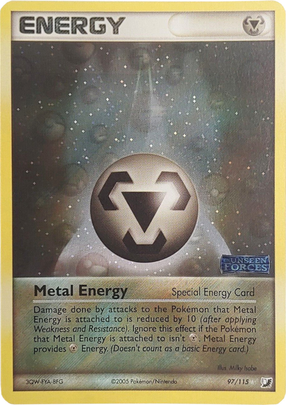 Metal Energy (97/115) (Stamped) [EX: Unseen Forces] | GnG Games