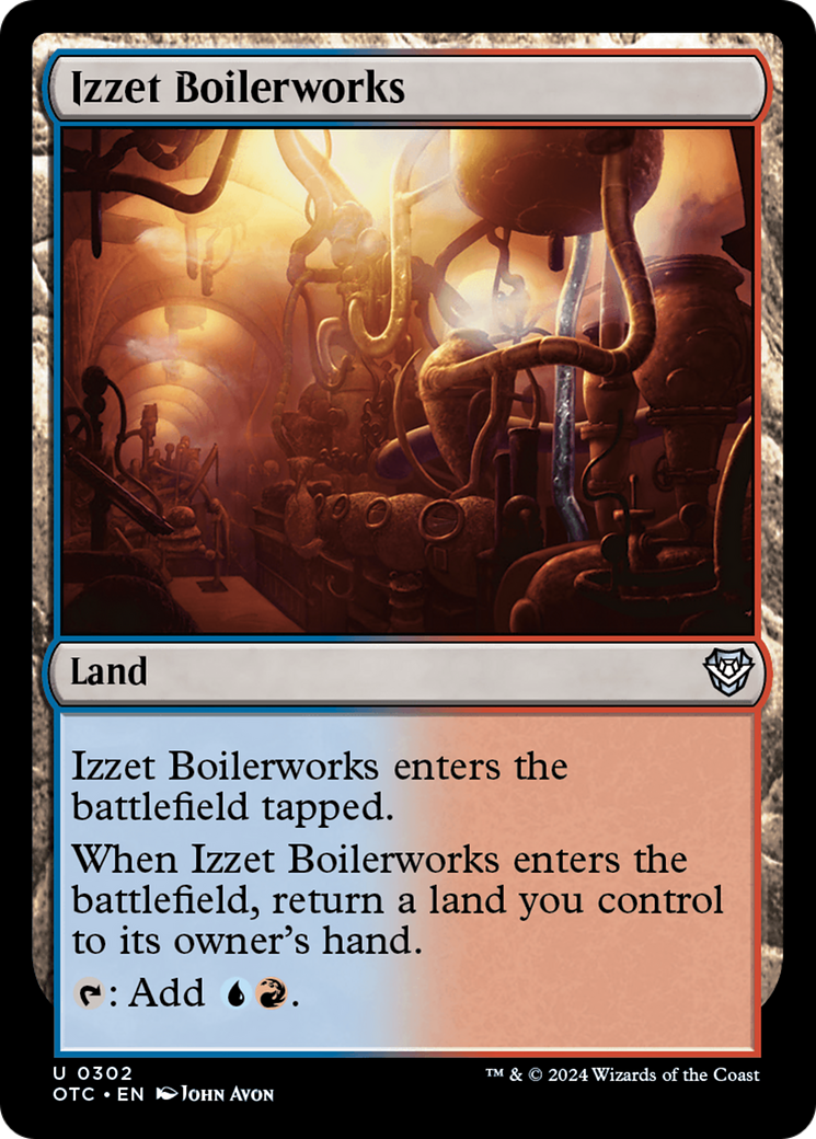 Izzet Boilerworks [Outlaws of Thunder Junction Commander] | GnG Games