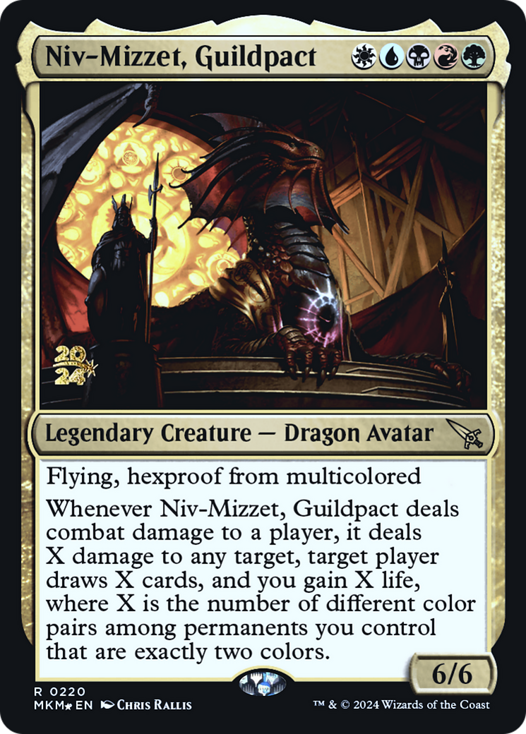 Niv-Mizzet, Guildpact [Murders at Karlov Manor Prerelease Promos] | GnG Games