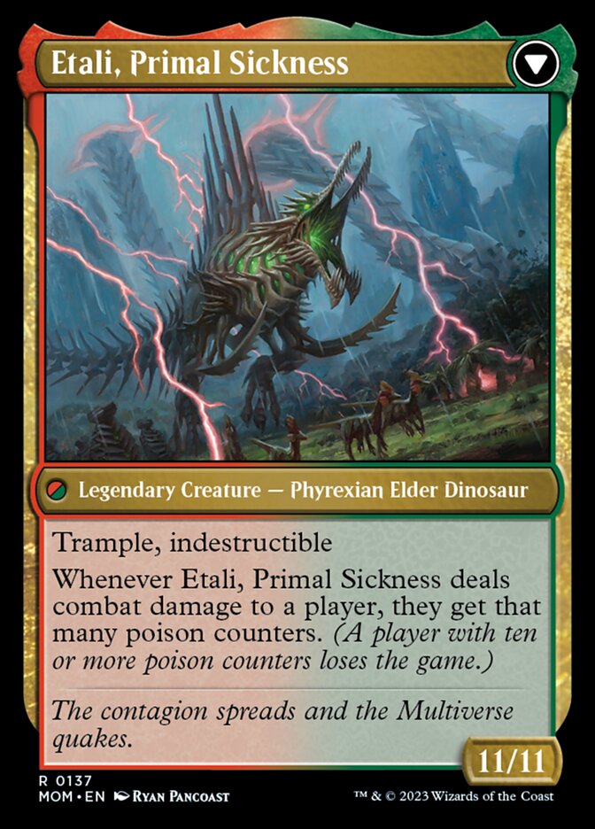 Etali, Primal Conqueror // Etali, Primal Sickness [March of the Machine] | GnG Games