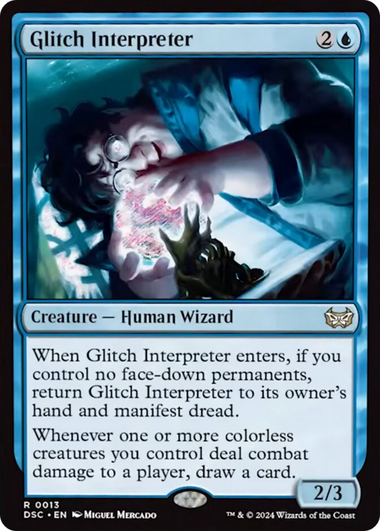 Glitch Interpreter (Extended Art) [Duskmourn: House of Horror Commander] | GnG Games