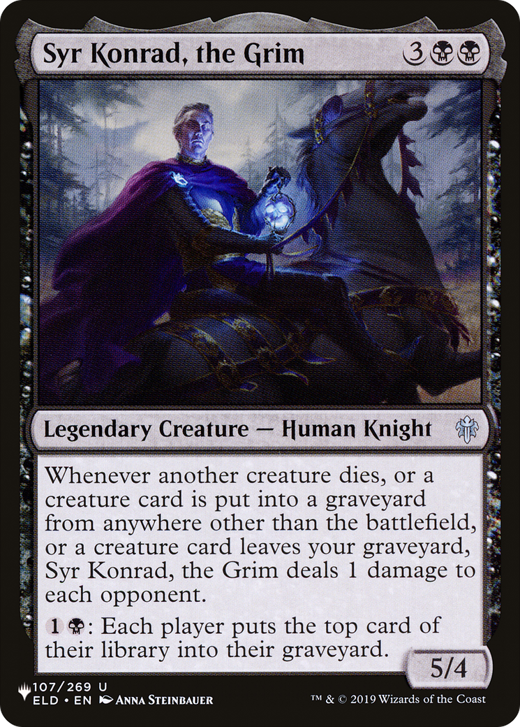 Syr Konrad, the Grim [The List] | GnG Games