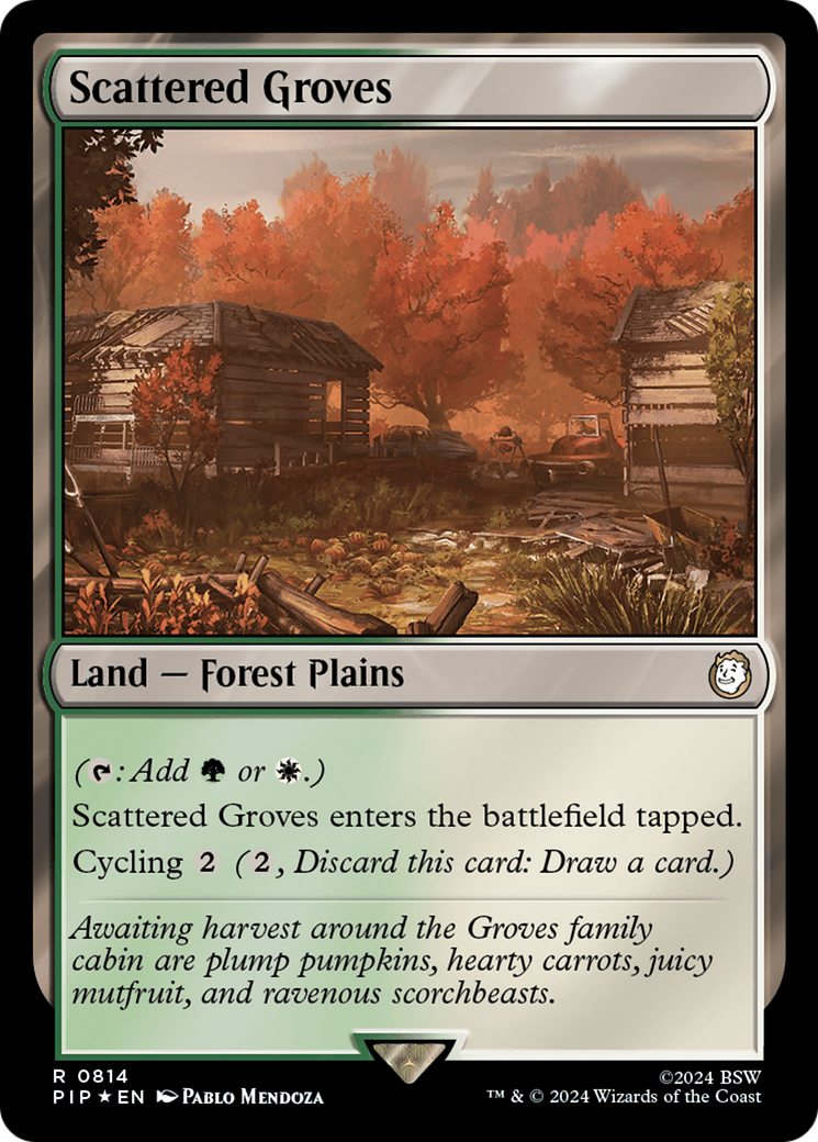 Scattered Groves (Surge Foil) [Fallout] | GnG Games