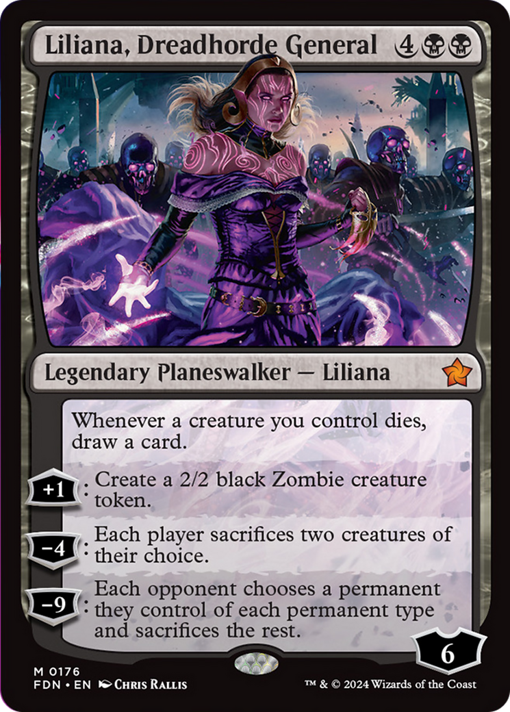 Liliana, Dreadhorde General [Foundations] | GnG Games