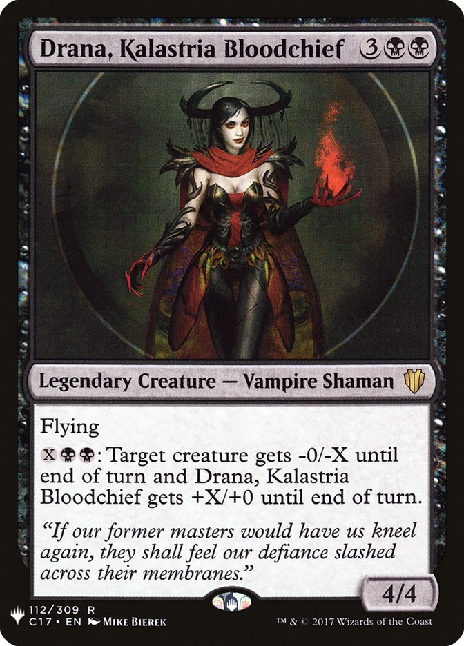 Drana, Kalastria Bloodchief [The List] | GnG Games