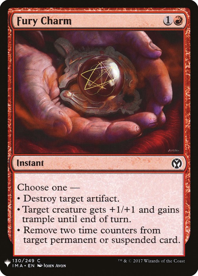 Fury Charm [Mystery Booster] | GnG Games