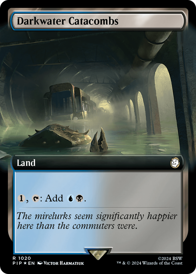 Darkwater Catacombs (Extended Art) (Surge Foil) [Fallout] | GnG Games