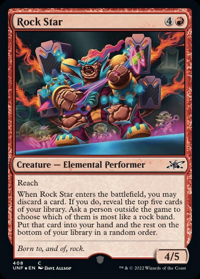 Rock Star (Galaxy Foil) [Unfinity] | GnG Games