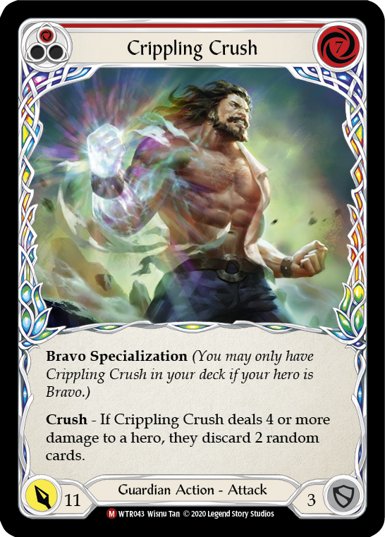 Crippling Crush [U-WTR043] (Welcome to Rathe Unlimited)  Unlimited Rainbow Foil | GnG Games