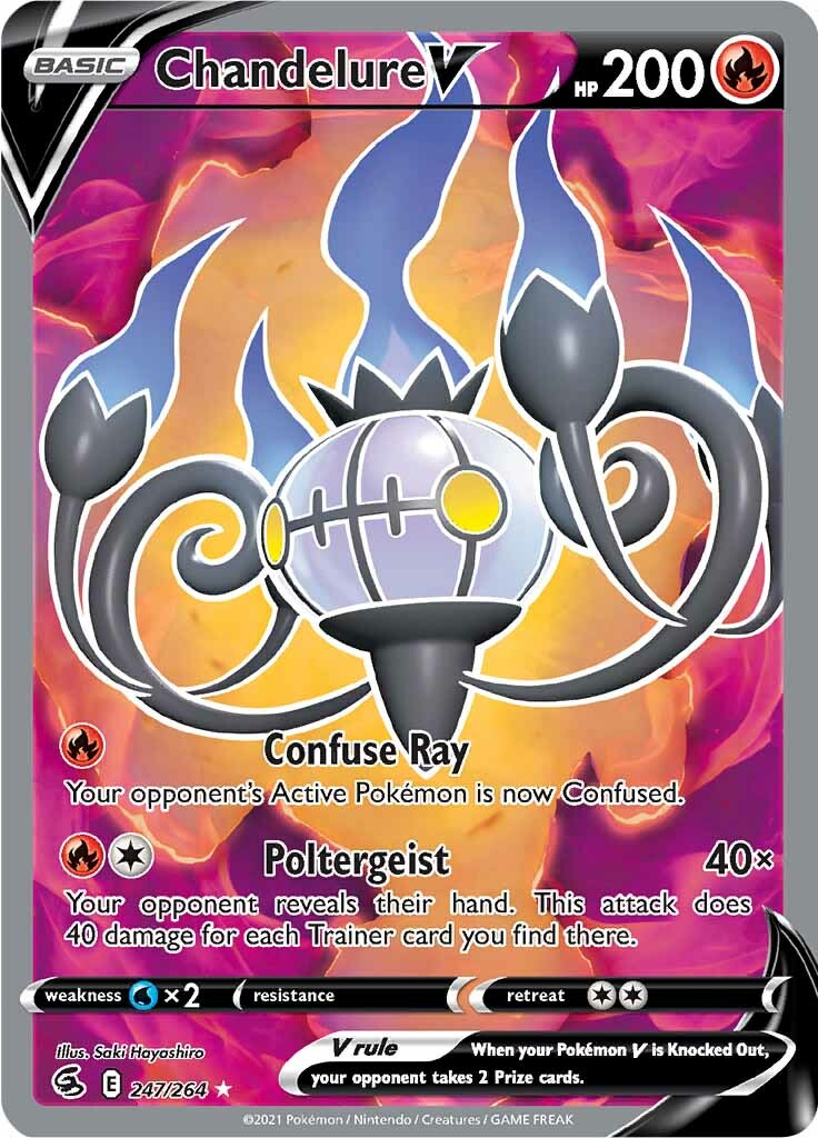 Chandelure V (247/264) [Sword & Shield: Fusion Strike] | GnG Games