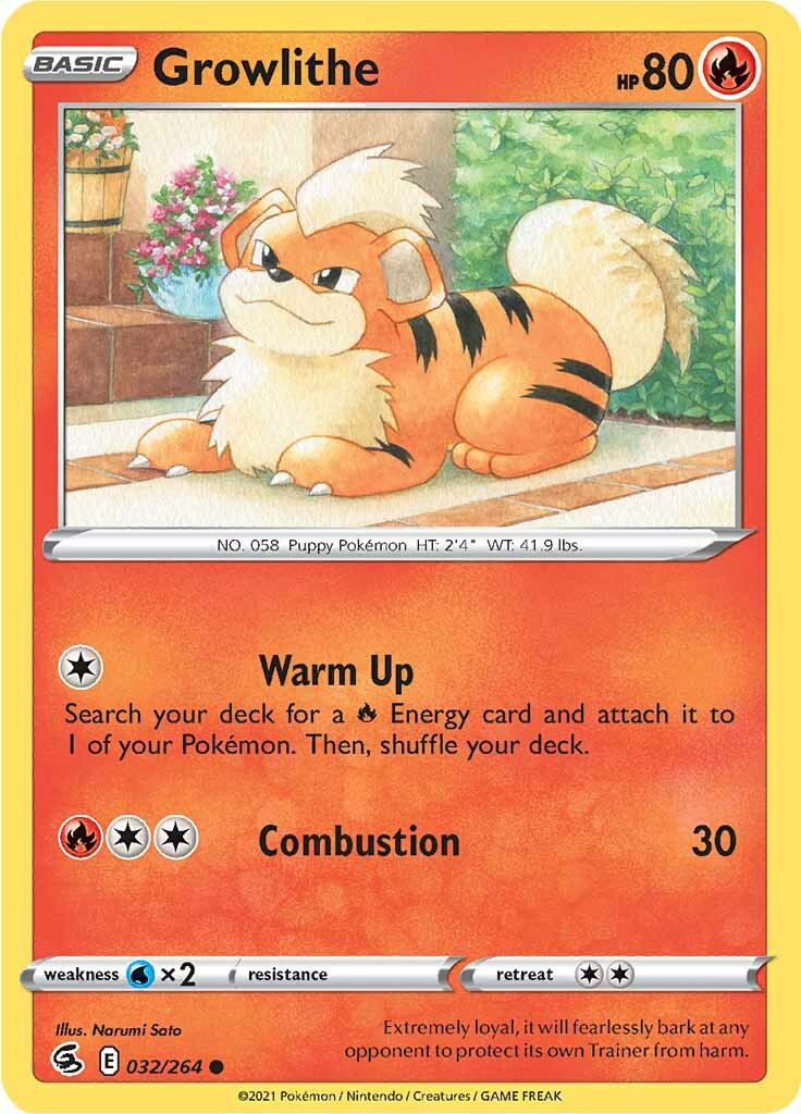 Growlithe (032/264) [Sword & Shield: Fusion Strike] | GnG Games