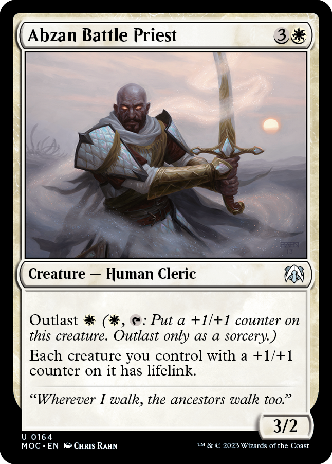 Abzan Battle Priest [March of the Machine Commander] | GnG Games